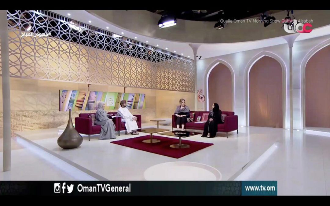 Ers­te Schwei­zer im Natio­nal-TV Oman TV über Pro­jekt und Huma­ni­ty First