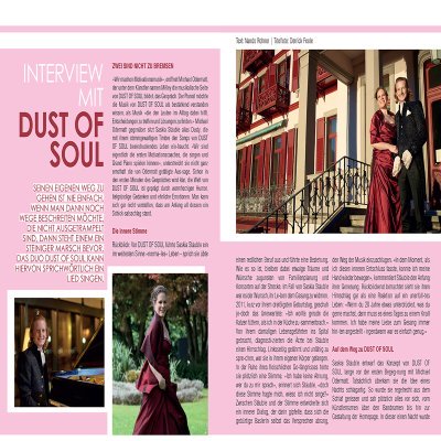 Cov­er Sto­ry in Swiss Mag­a­zine «Neue Wege Gehen»