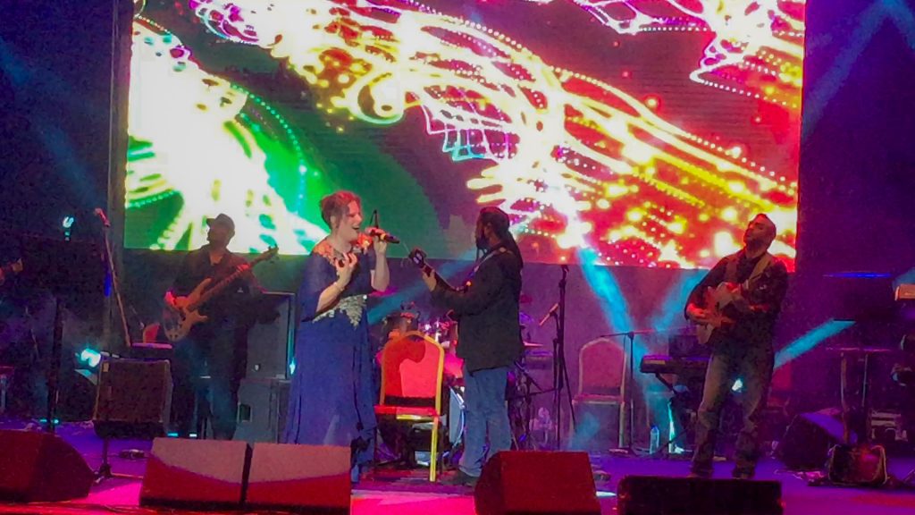 Swiss & Omani musicians perform together on 48th Oman National Day at City Amphitheater Qurum in Muscat