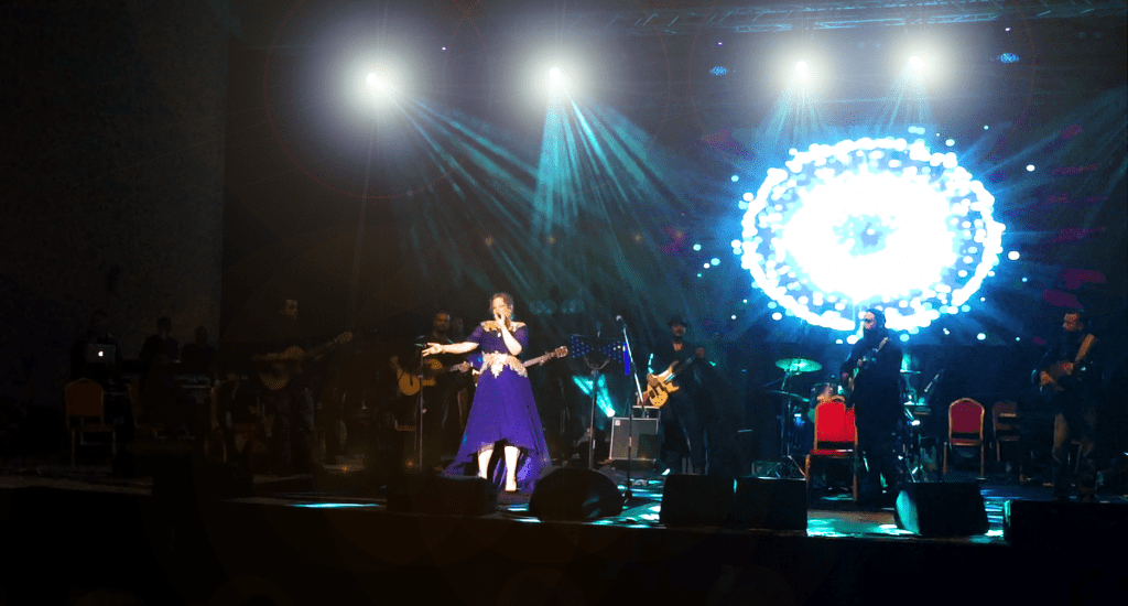 Swiss & Omani musicians perform together on 48th Oman National Day at City Amphitheater Qurum in Muscat