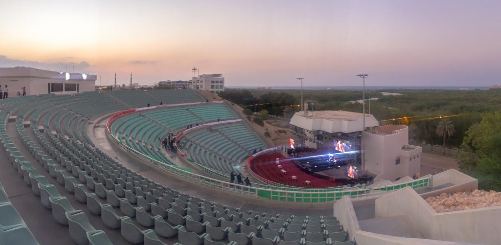 Dust of Soul feat. Lujinia Omani Band at City Amphitheatre Qurum Show in Muscat