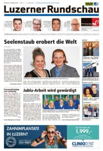 Luzerner Rundschau «Seelenstaub erobert die Welt» (Newspaper, 22 March 2019, Switzerland)