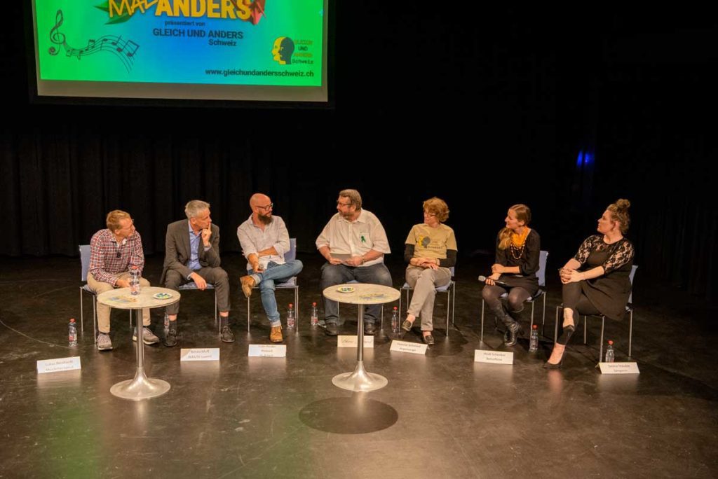 Trialogical Health Podium "Einsortiert – Mal Anders" in the Theater Pavillon Lucerne