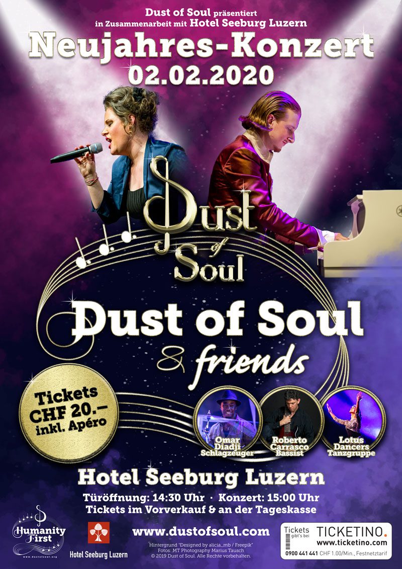 Dust of Soul New Year's Concert at Hotel Seeburg Lucerne