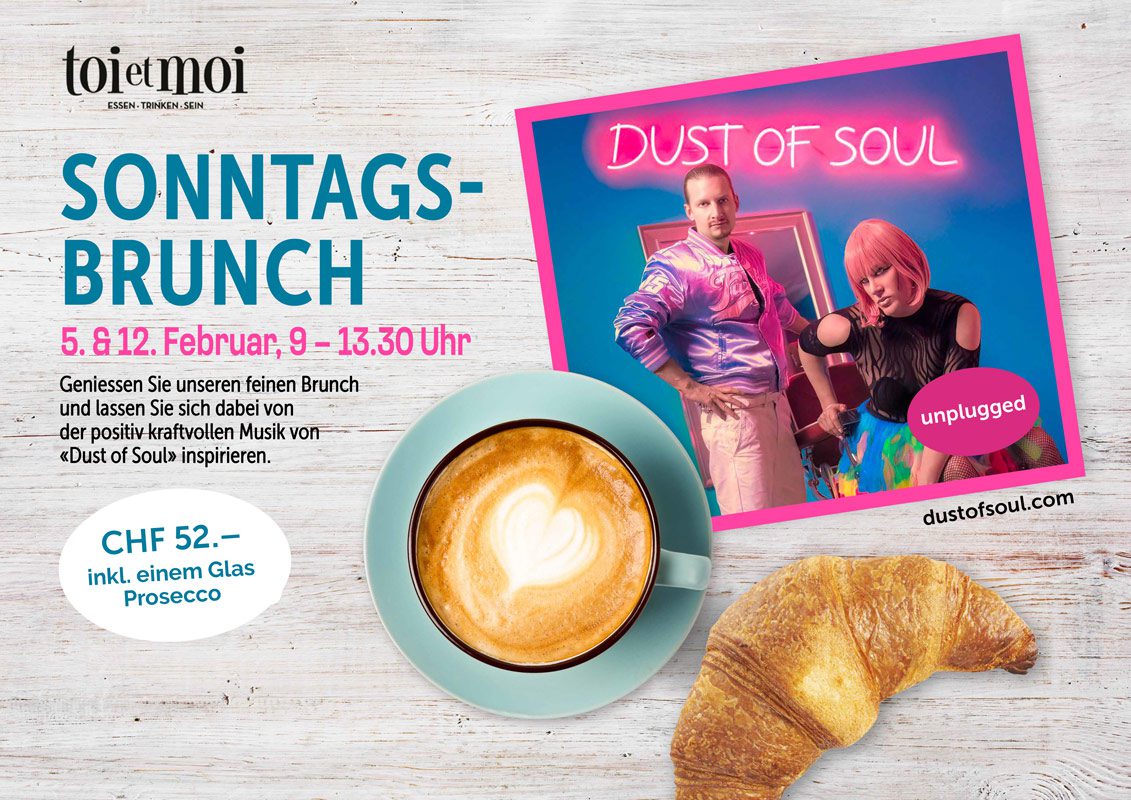 Toi et Moi Bern presents Sunday brunch with Dust of Soul