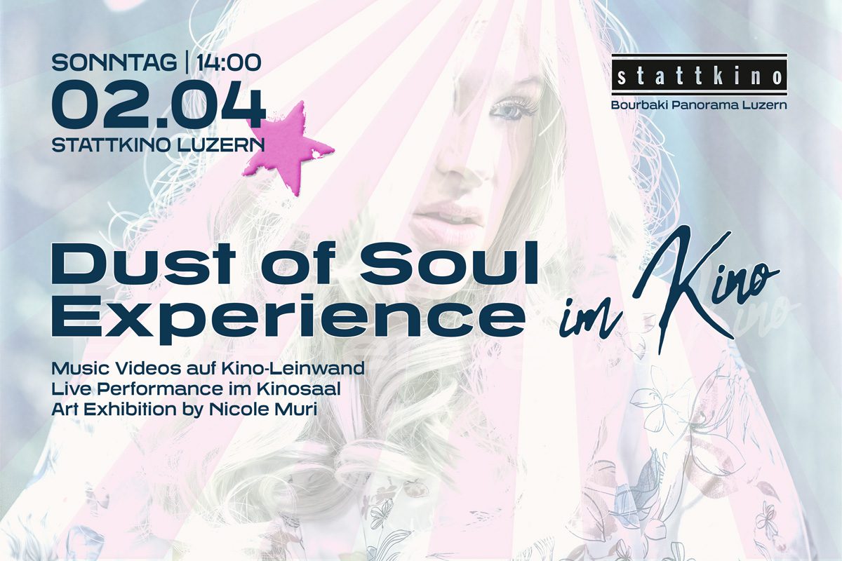 Dust of Soul Experience im Kino witth Art Exhibition Cover