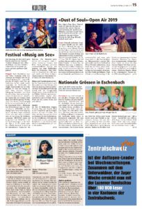 Luzerner Rundschau «Dust of Soul»-Open Air 2019 (Newspaper, 28 Juni 2019, Switzerland)