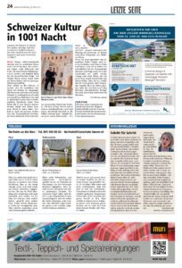 Luzerner Rundschau «Column: Schweizer Kultur in 1001 Nacht?» (Newspaper, 20 May 2016, Switzerland)