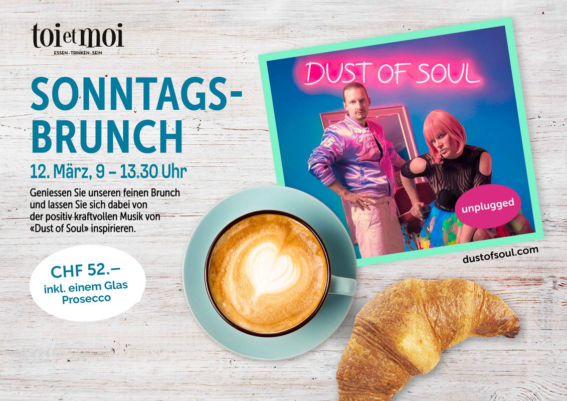 Toi et Moi Bern presents Sunday brunch with Dust of Soul