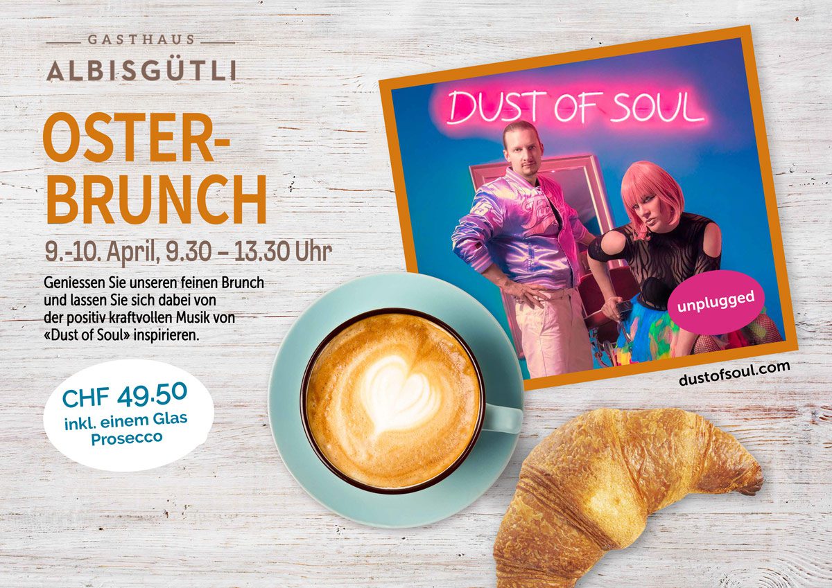Gasthaus Albisgütli presents Easter Sunday brunch with Dust of Soul