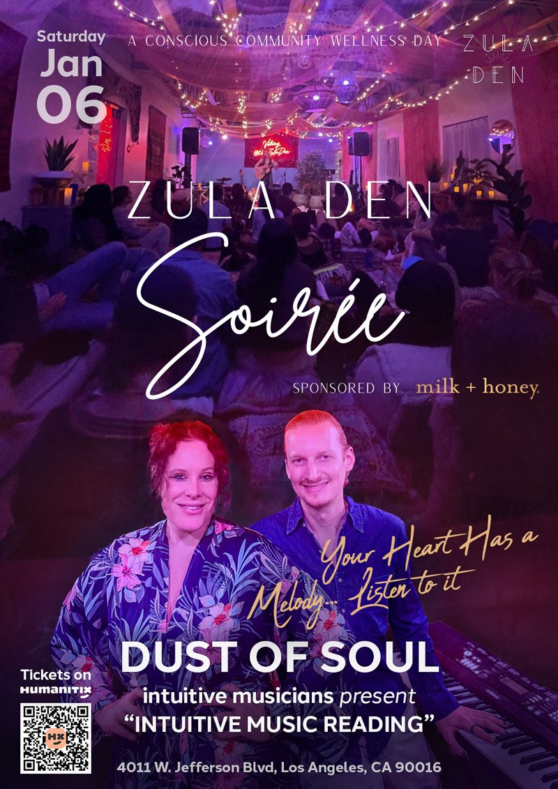A Conscious Community Wellness Day at Zula Den with Dust of Soul