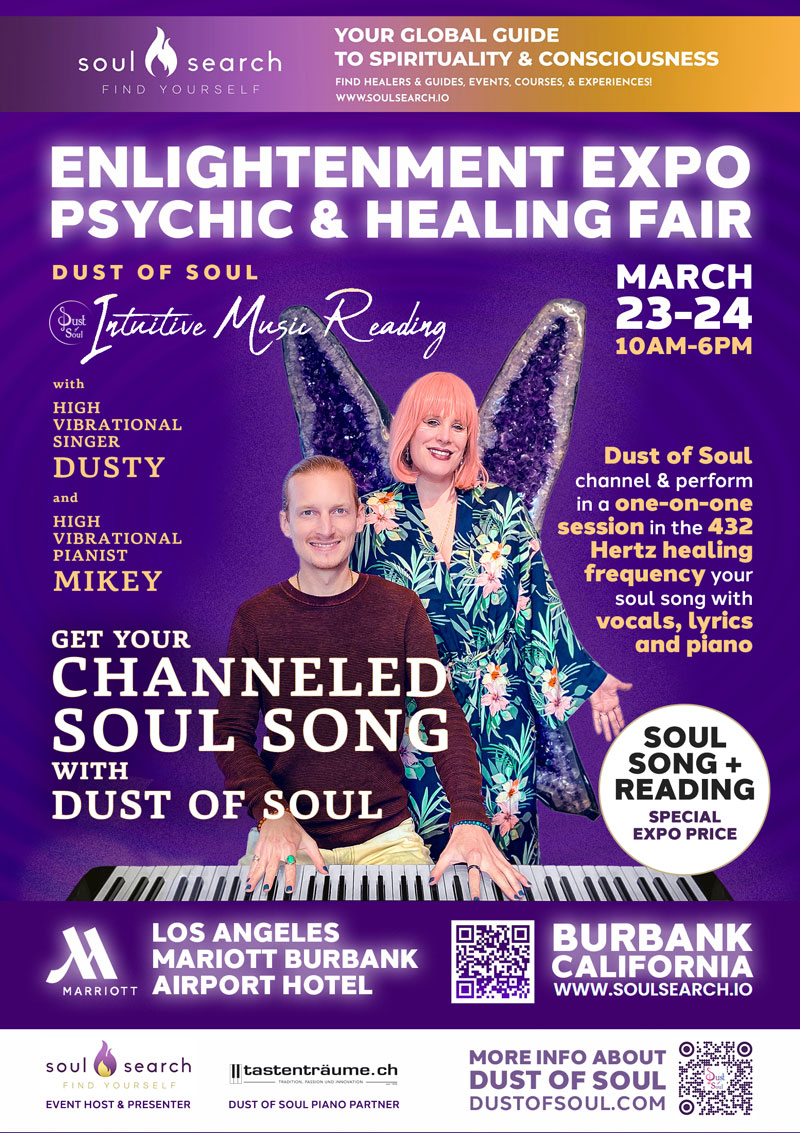 “Intuitive Music Reading” with Dust of Soul at Soul Search Enlightenment Expo in Burbank