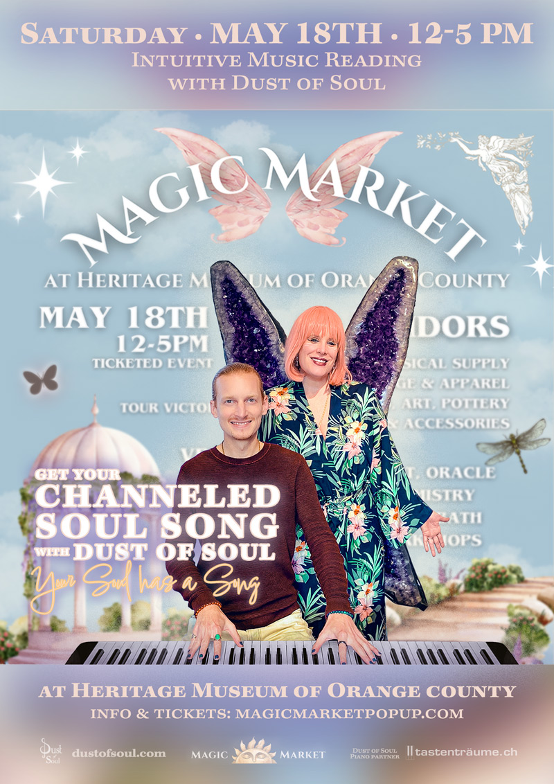 Magic Market featuring Intuitive Music Reading at Heritage Museum of Orange County