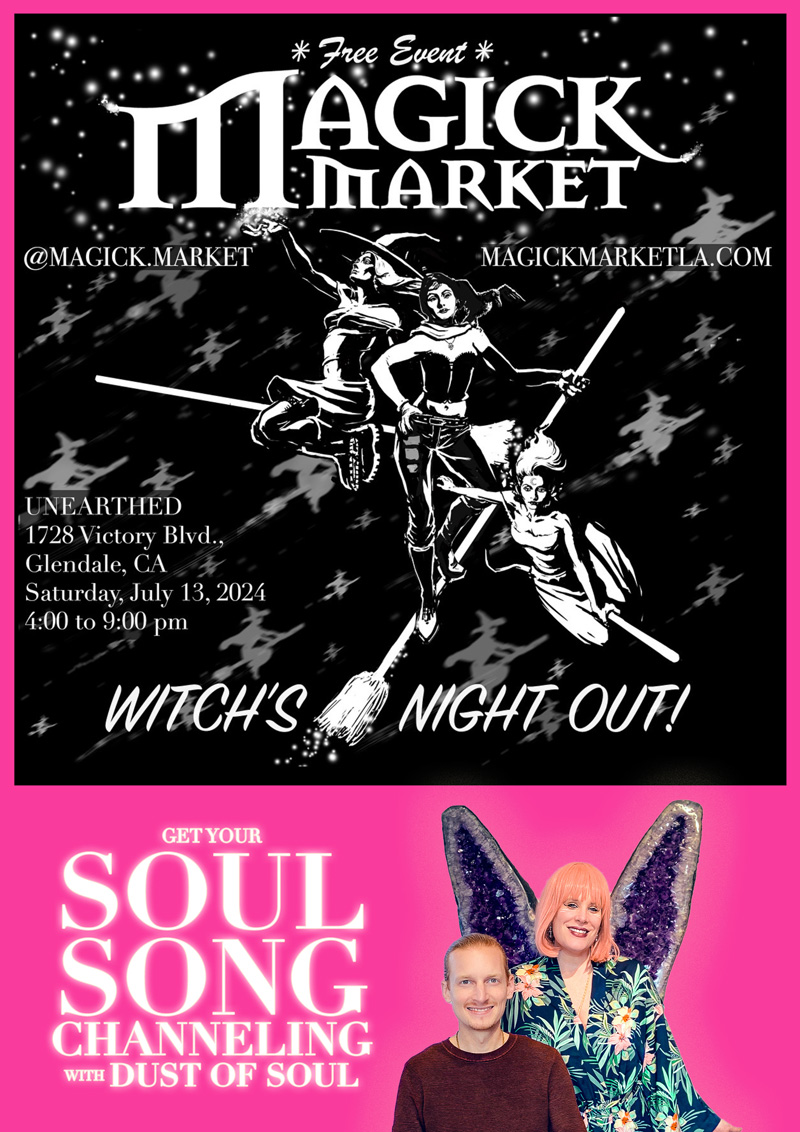 Magick Market - Witches Night Out featuring Intuitive Music Reading at UNEARTHED