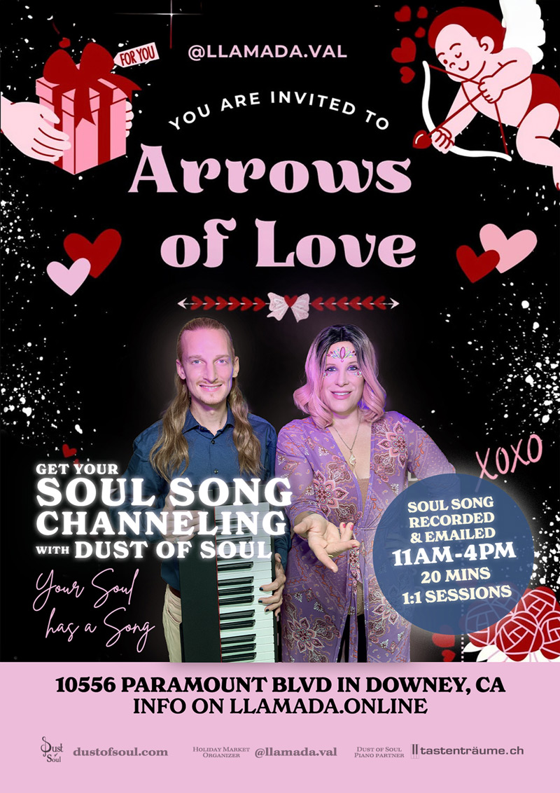 Arrows of Love Celebration featuring Intuitive Music Reading in Downey