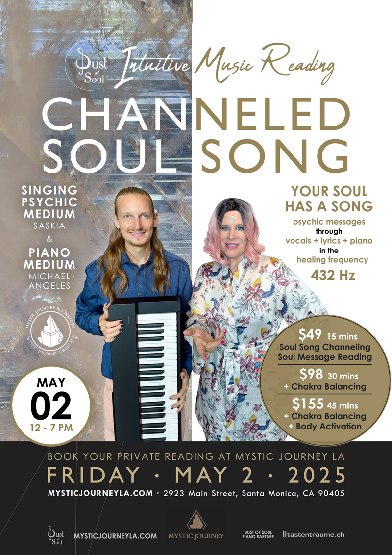 “Intuitive Music Reading” with Dust of Soul at Mystic Journey LA