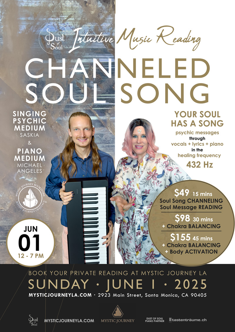 “Intuitive Music Reading” with Dust of Soul at Mystic Journey LA
