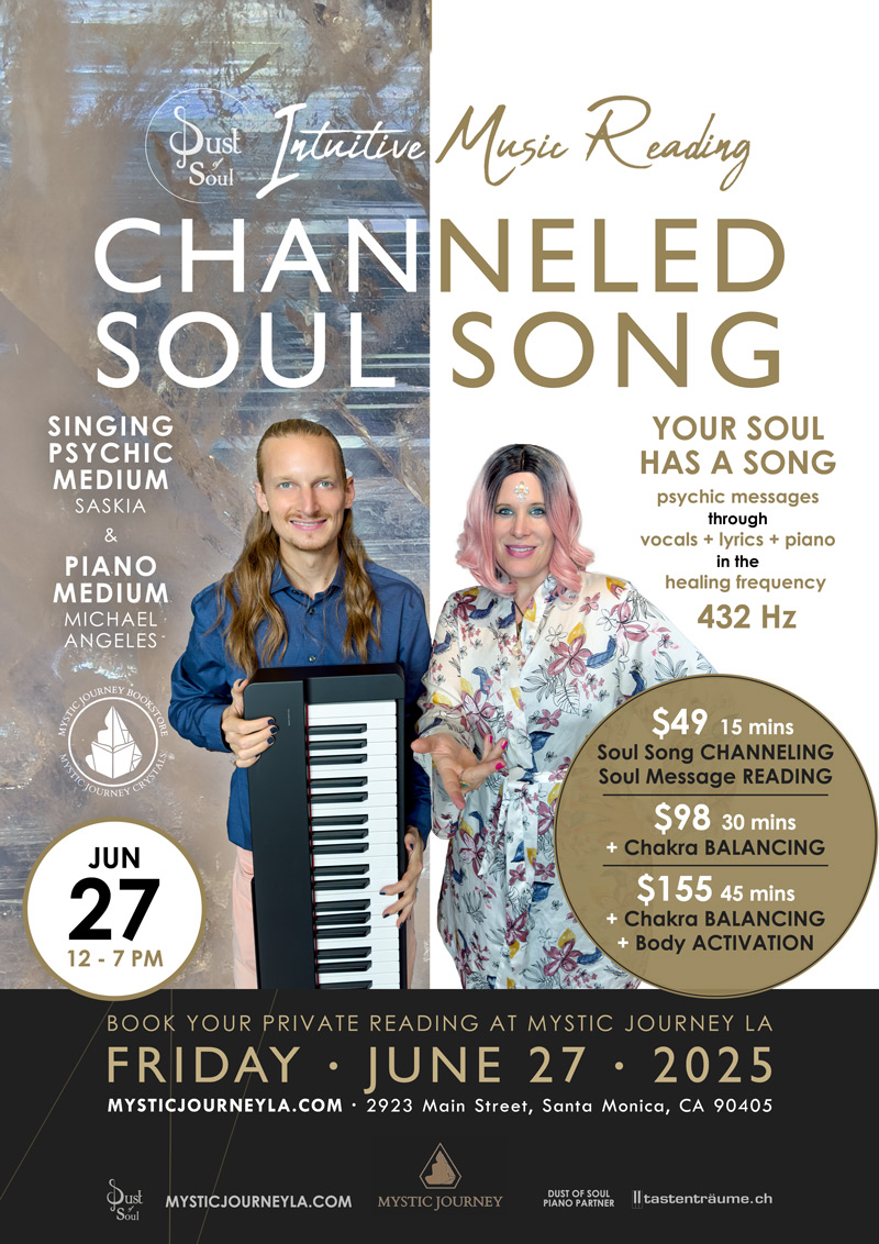 “Intuitive Music Reading” with Dust of Soul at Mystic Journey LA