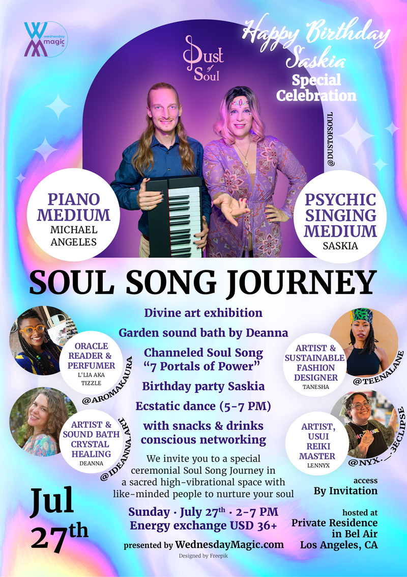 Soul Song Journey “7 Portals of Power” & Special Birthday Celebration