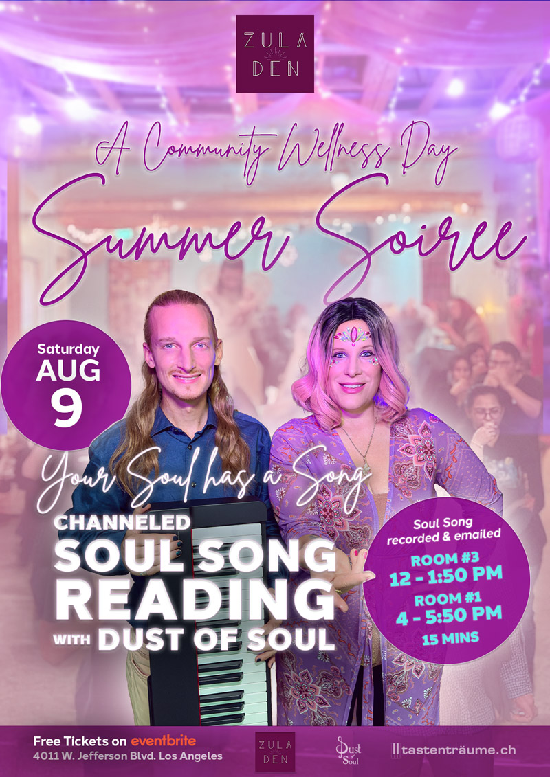 Summer Soiree: A Conscious Community Wellness Day at Zula Den with Dust of Soul