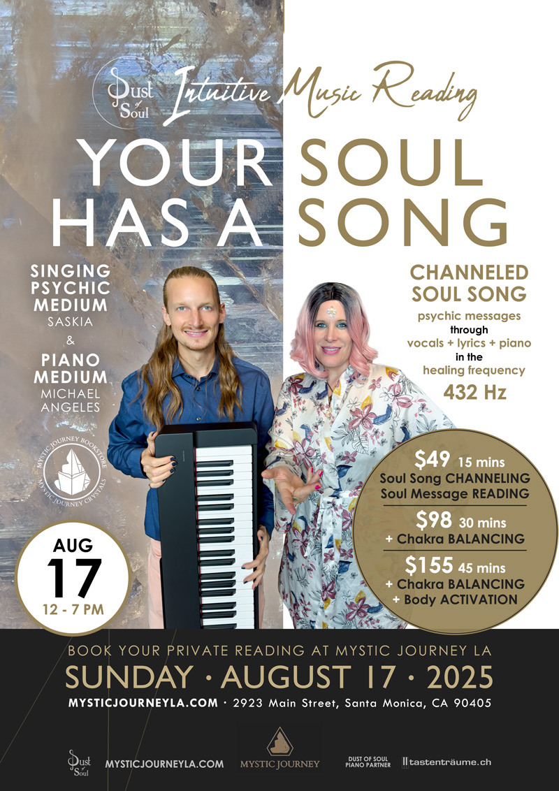 “Intuitive Music Reading” with Dust of Soul at Mystic Journey LA